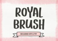 Royal Brush Font Font - Featured Image