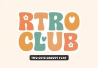 Rtro Club Font - Featured Image