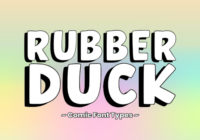 Rubber Duck Font - Featured Image