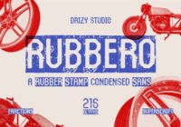 Rubbero Font - Featured Image