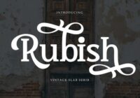 Rubish Font - Featured Image