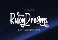 Ruby Dream Font - Featured Image