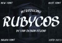Rubycos Font - Featured Image