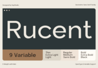 Rucent Font - Featured Image
