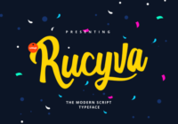 Rucyva Slova Font - Featured Image