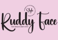 Ruddy Face Font - Featured Image
