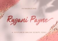 Rugani Payne Font - Featured Image