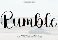 Rumble Font - Featured Image