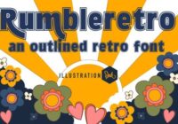 Rumbleretro Font - Featured Image