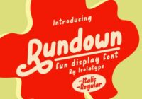 Rundown Font - Featured Image