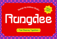 Rungdee Font - Featured Image