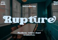 Rupture Font - Featured Image