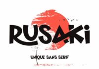 Rusaki Font - Featured Image