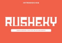 Rusheky Font - Featured Image