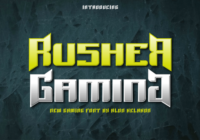 Rusher Gaming Font - Featured Image