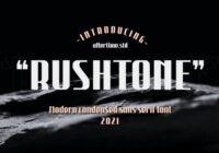 Rushtone Font - Featured Image