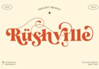 Rushville Font - Featured Image