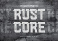 Rust Core Font - Featured Image