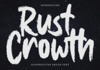 Rust Crowth Font - Featured Image