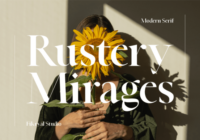 Rustery Mirage Font - Featured Image