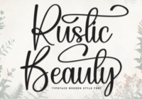 Rustic Beauty Font - Featured Image