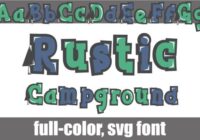 Rustic Campground Font - Featured Image