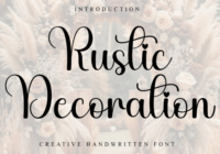 Rustic Decoration Font - Featured Image