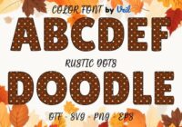 Rustic Dots Font - Featured Image