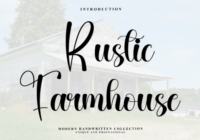 Rustic Farmhouse Font - Featured Image
