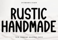 Rustic Handmade Font - Featured Image