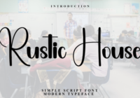 Rustic House Font - Featured Image