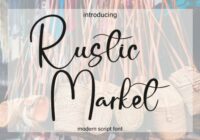 Rustic Market Font - Featured Image
