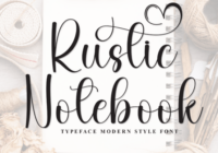 Rustic Notebook Font - Featured Image