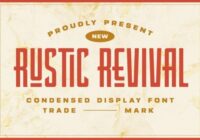 Rustic Revival Font - Featured Image