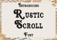 Rustic Scroll Font - Featured Image