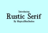 Rustic Serif Font - Featured Image