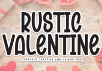 Rustic Valentine Font - Featured Image
