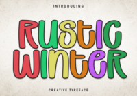 Rustic Winter Font - Featured Image