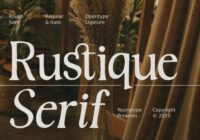 Rustique Serif Font - Featured Image