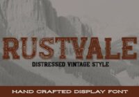 Rustvale Font - Featured Image