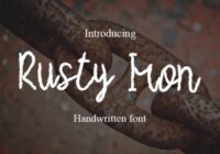 Rusty Iron Font - Featured Image