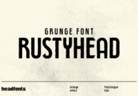 Rustyhead Font - Featured Image