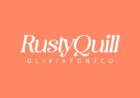 Rustyquill Font - Featured Image