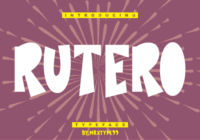 Rutero Font - Featured Image