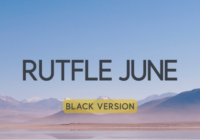 Rutfle June Black Font - Featured Image