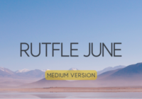 Rutfle June Medium Font - Featured Image