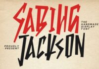 Sabihg Jackson Font - Featured Image