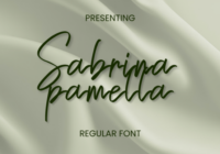 Sabrina Pamella Font - Featured Image