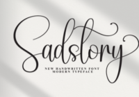 Sadstory Font - Featured Image