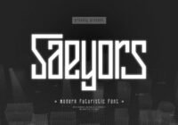 Saeyors Font - Featured Image